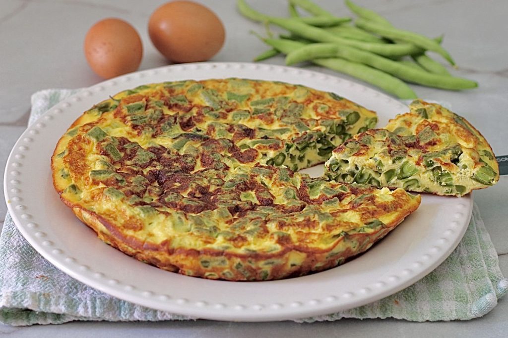 Omelette avec haricots verts, À LA POÊLE, je fais bonne impression en économisant