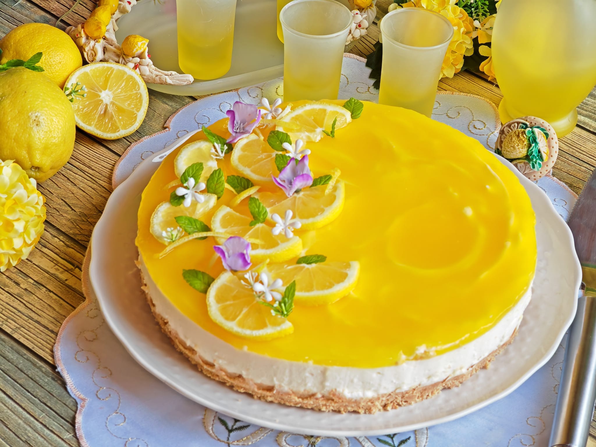 Cheesecake au citron
