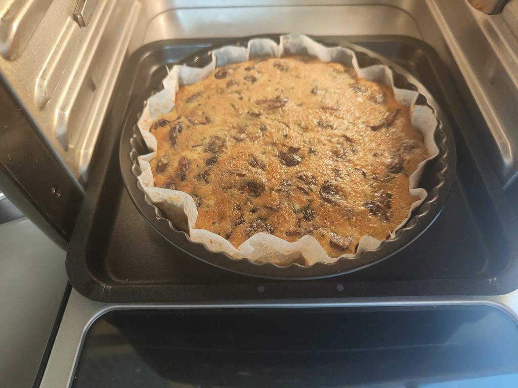 Omelette aux champignons