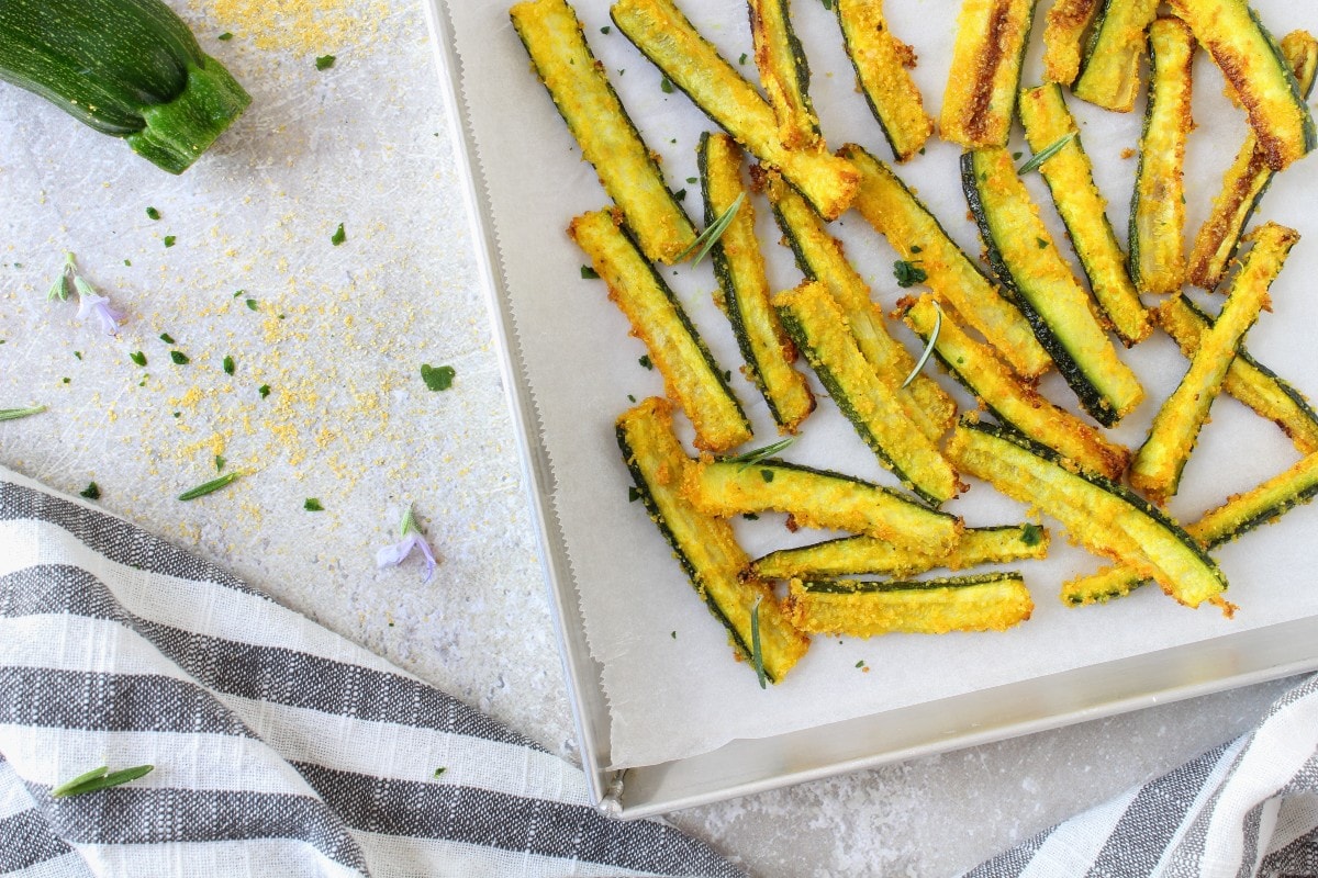 STICKS DE COURGETTES AU FOUR
