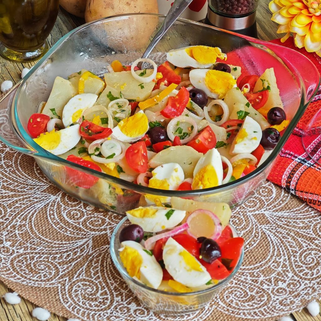 Salade de pommes de terre froides