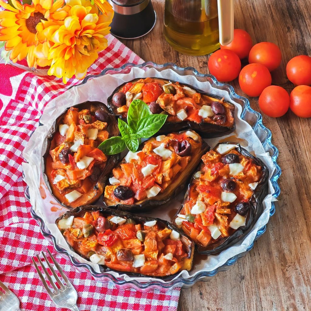 Aubergines à la scarpone