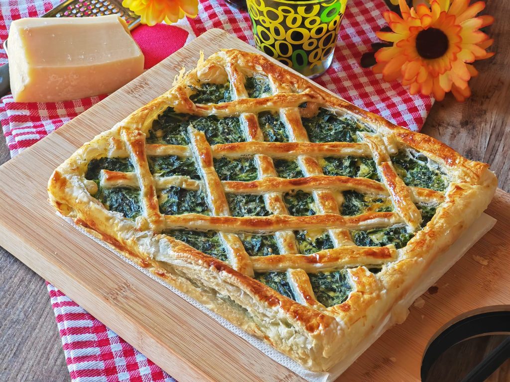 Tarte salée aux épinards et feta