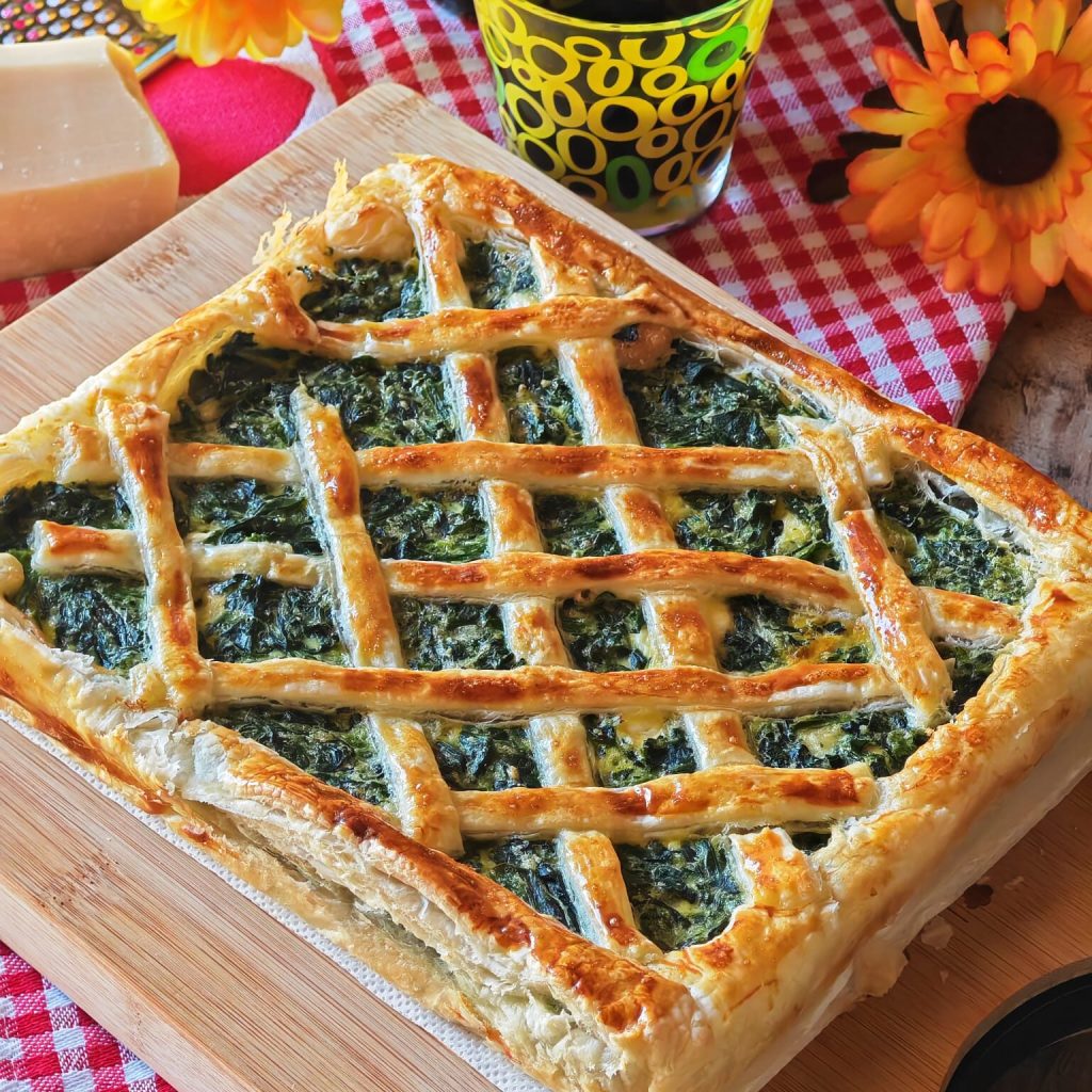 Tarte salée aux épinards et feta