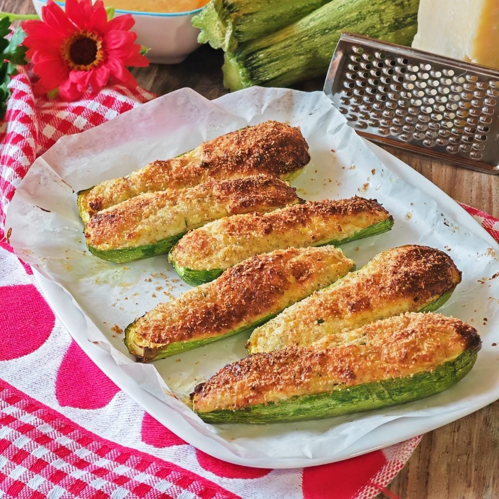 Courgettes farcies à la friteuse à air