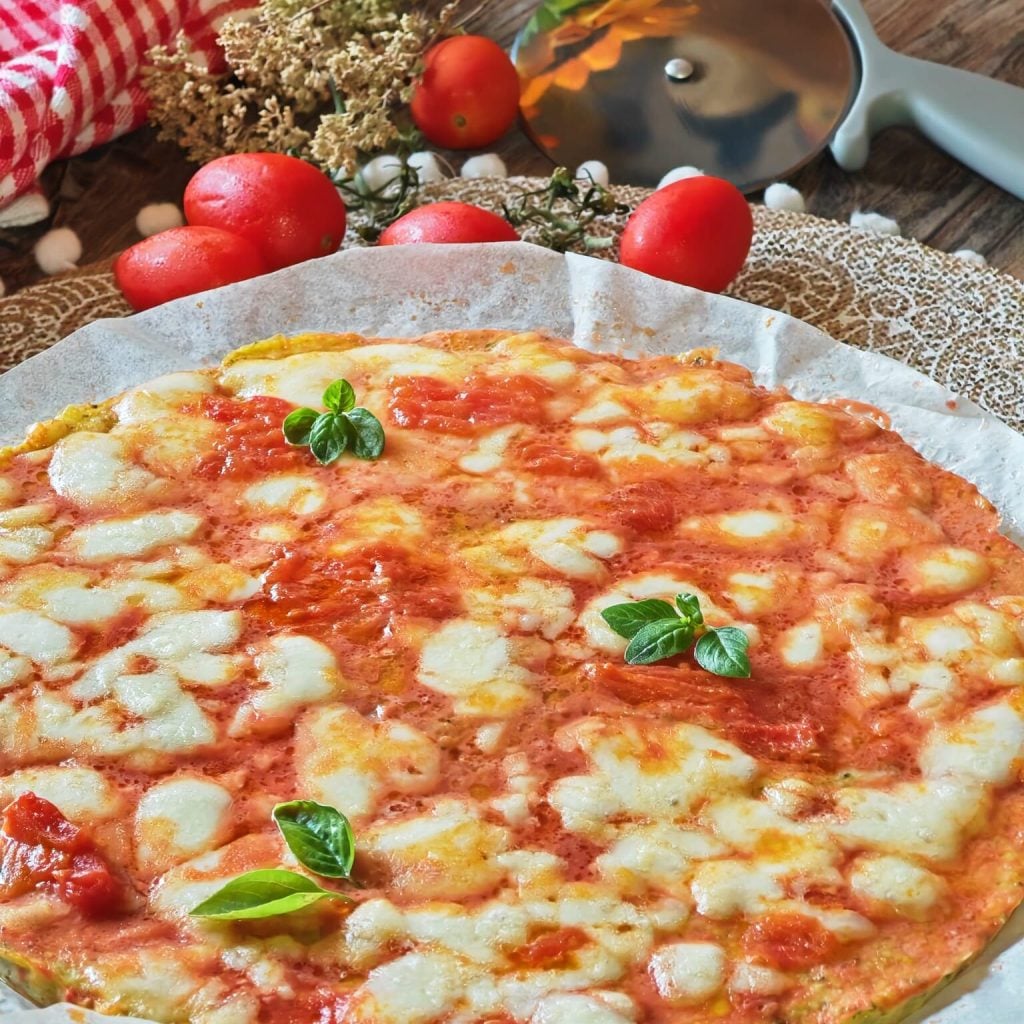 Fausse pizza de brocolis