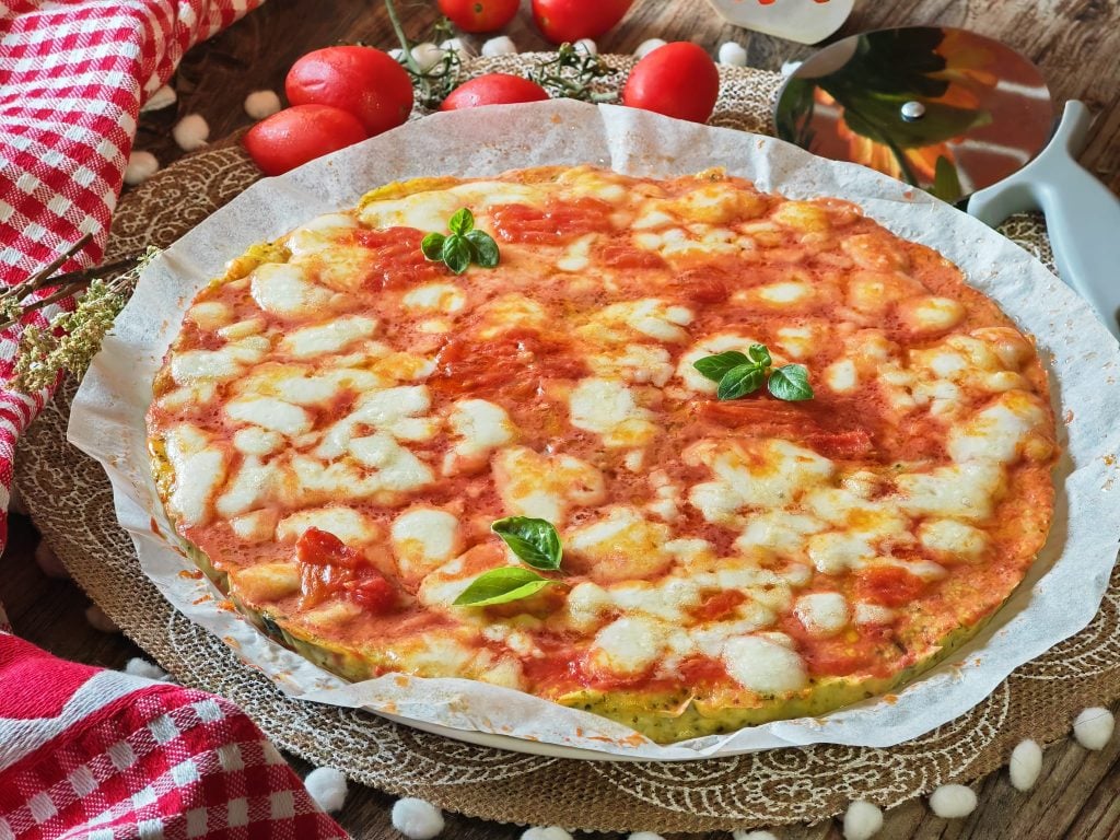 Fausse pizza de brocolis