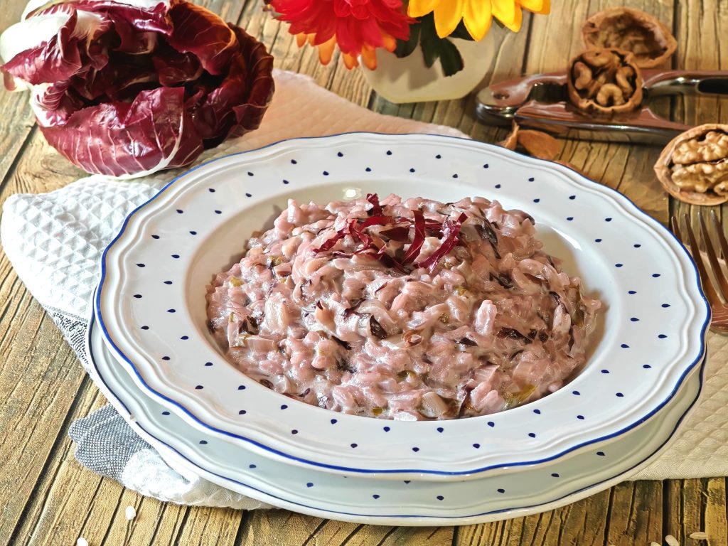 Risotto au radicchio rouge et taleggio