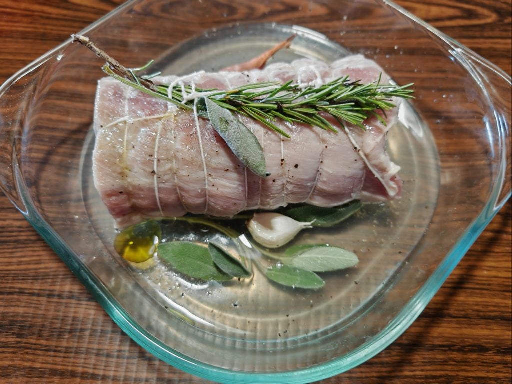 Rôti de porc au four