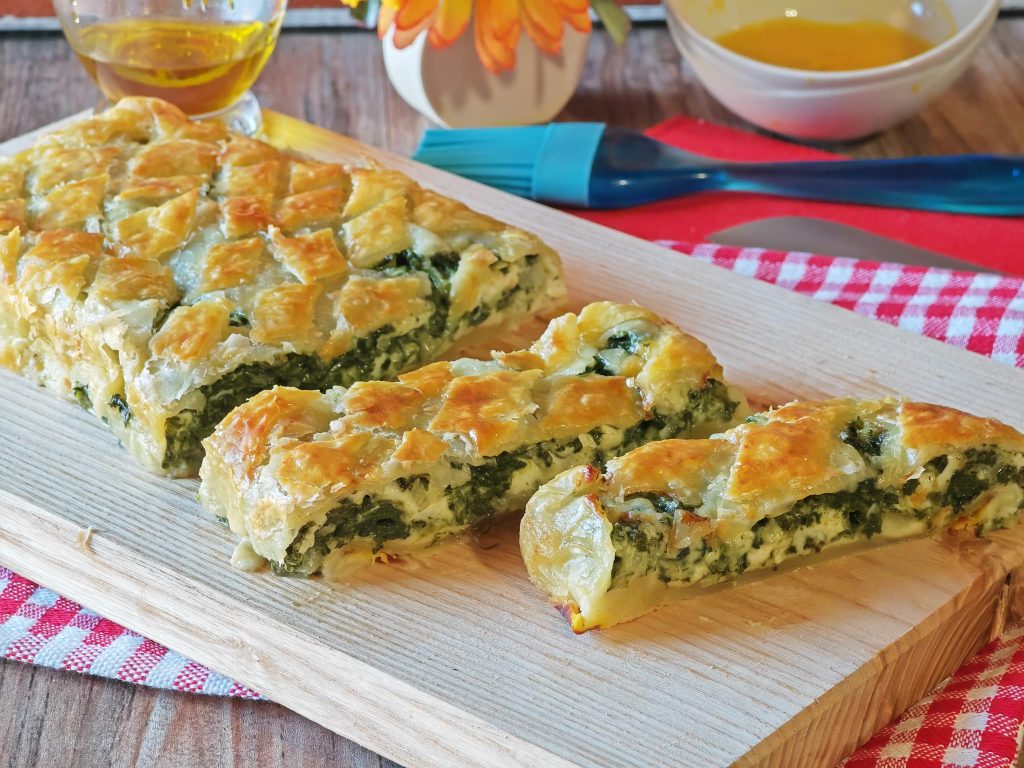 Strudel à la ricotta et aux épinards