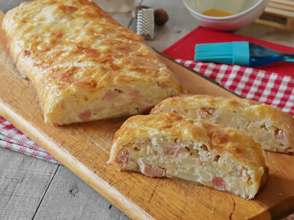 Strudel salé au chou-fleur