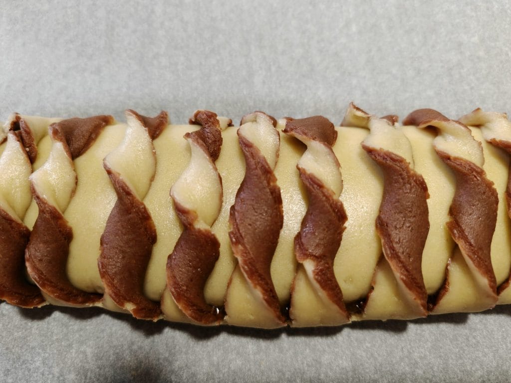 Tarte roulée entrelacée