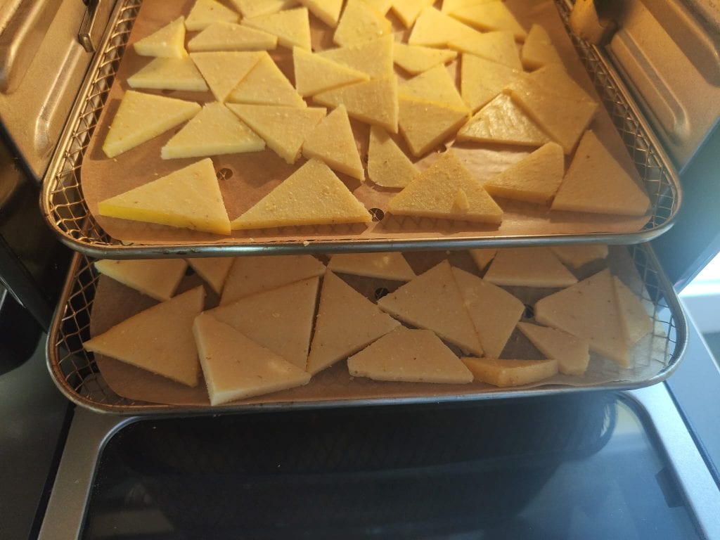 Chips de polenta à la friteuse à air