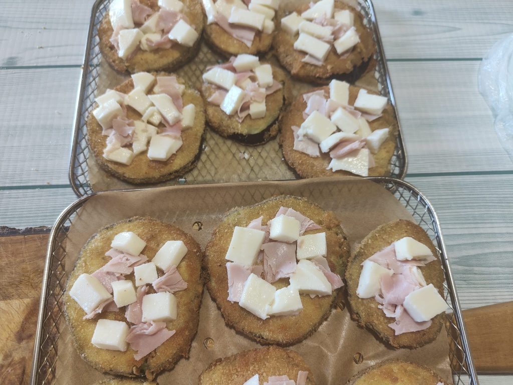 Côtelettes d'aubergines farcies