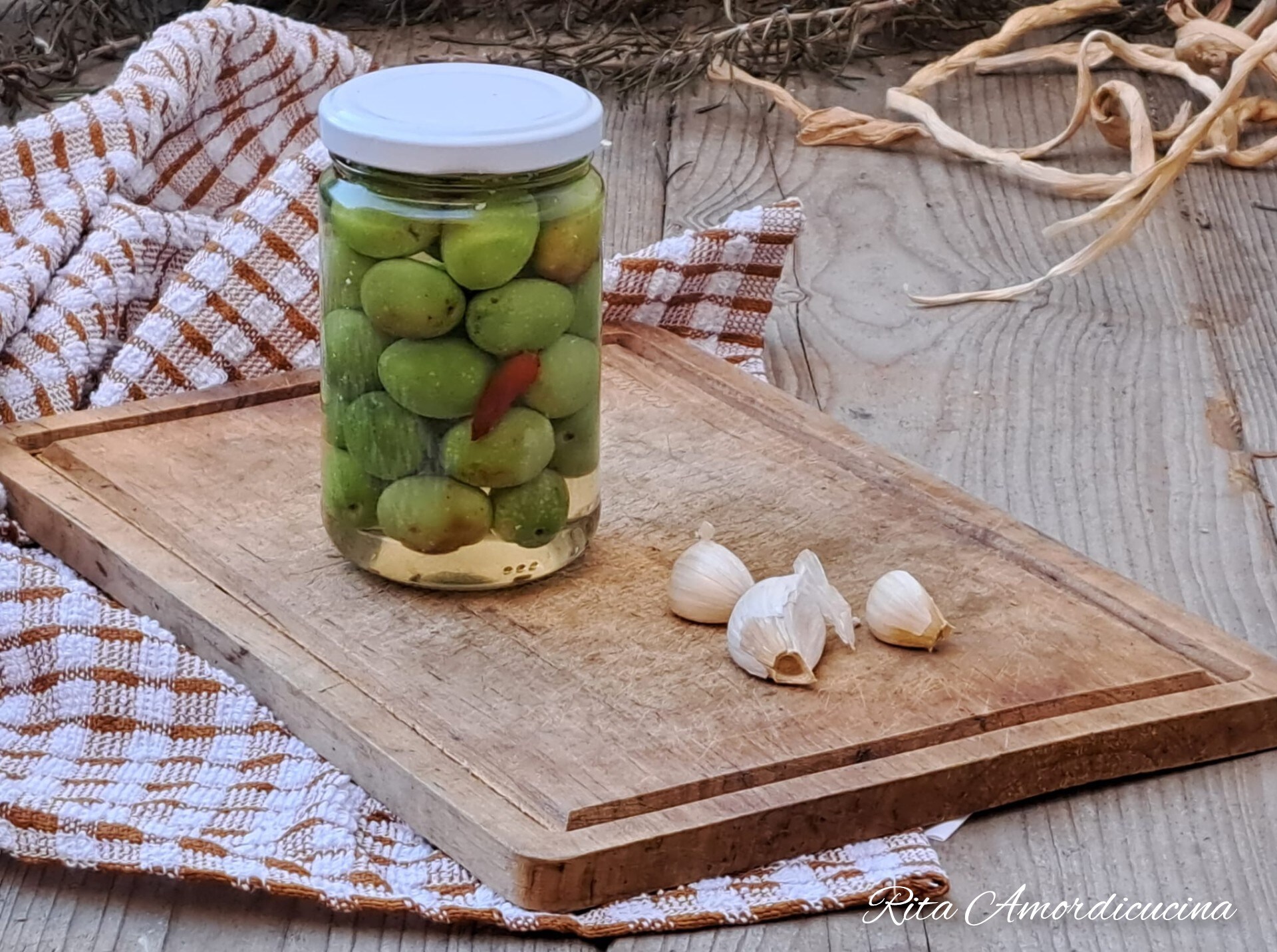 Les olives en saumure recette sicilienne