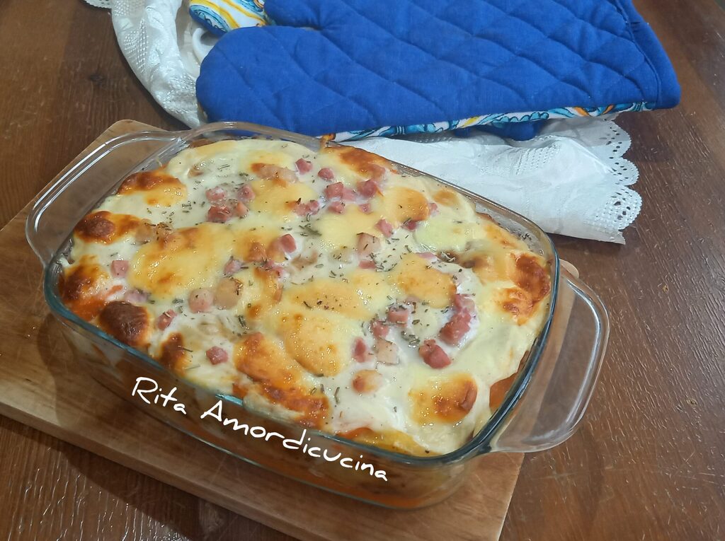 Gratin de potiron et pommes de terre