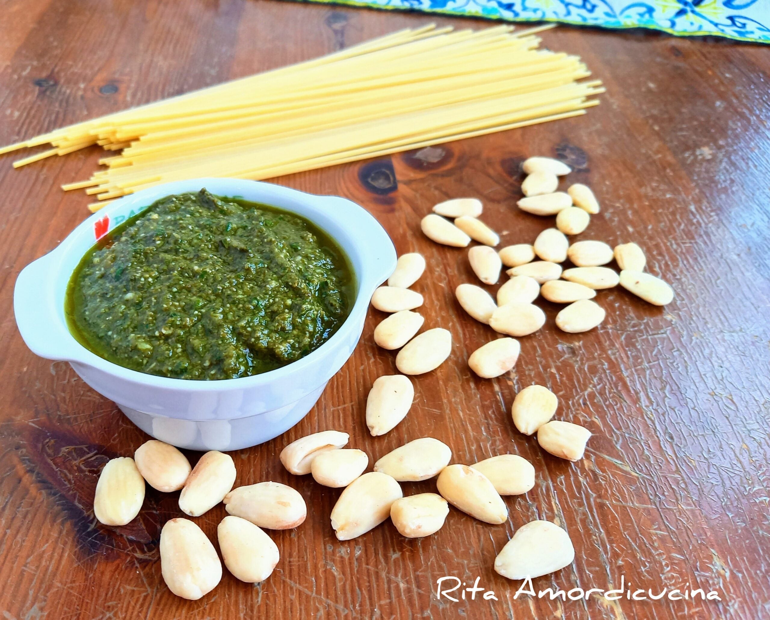 Pesto de basilic et amandes
