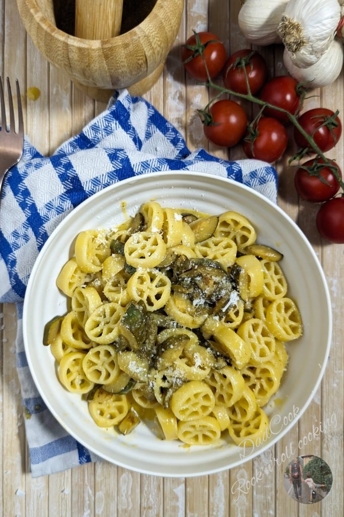 Carbonara de courgettes
