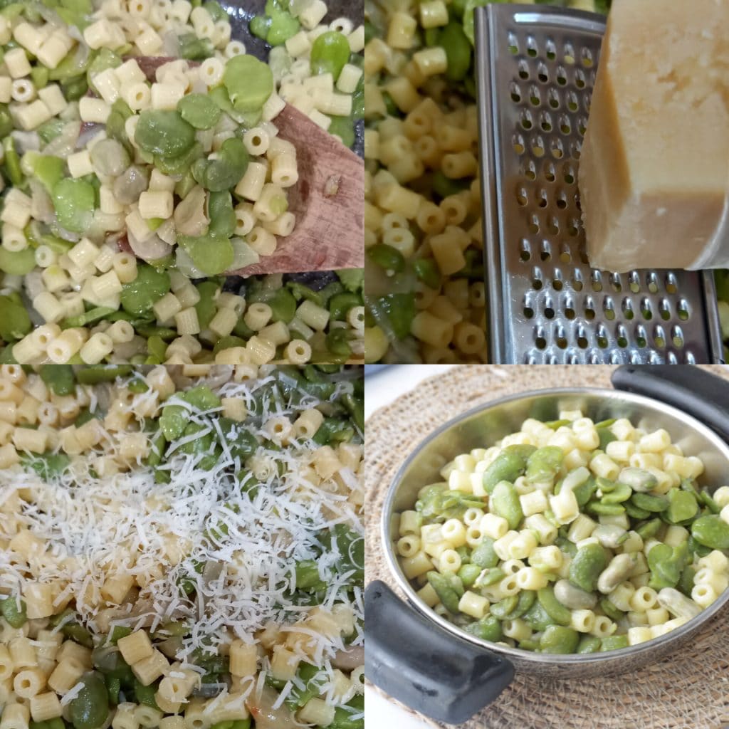 Pâtes et fèves