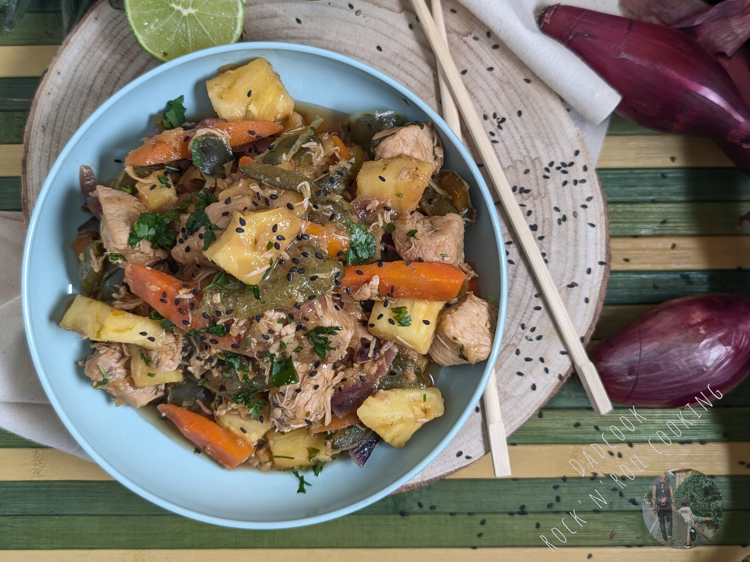 Poulet à l’ananas : un plat sain, savoureux et parfait pour l’été !
