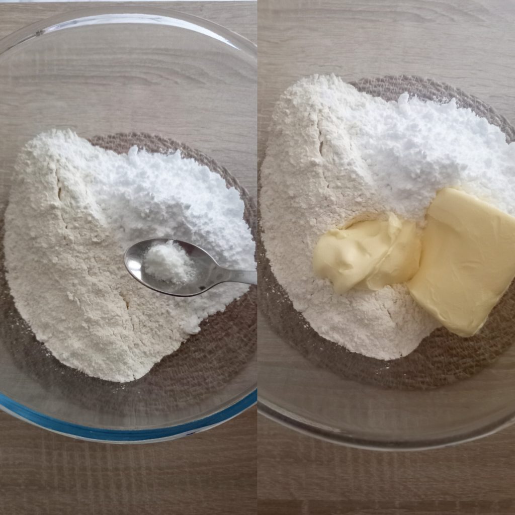 Gâteau sablé à la ricotta et pépites de chocolat