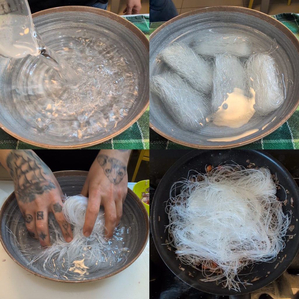 Recette rapide : nouilles de soja et viande hachée à la sauce aigre-douce