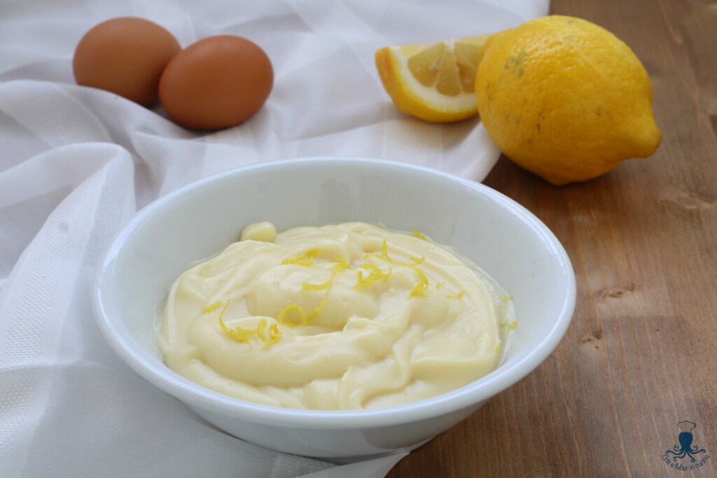 Crème pâtissière avec les œufs entiers1
