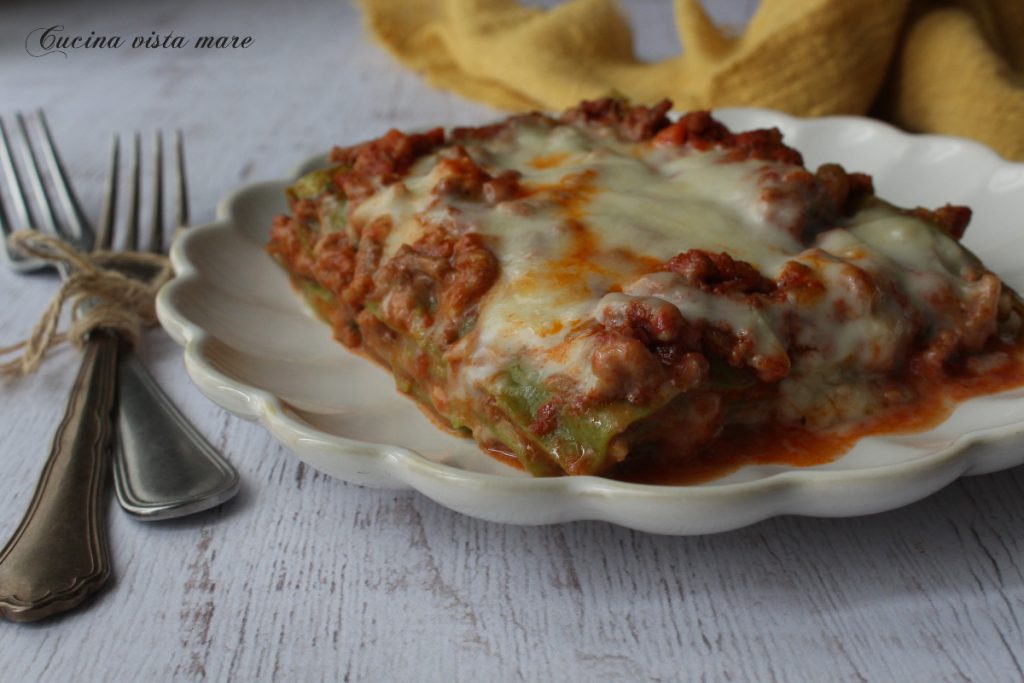 Lasagnes à la bolognaise Cuisine vue sur mer