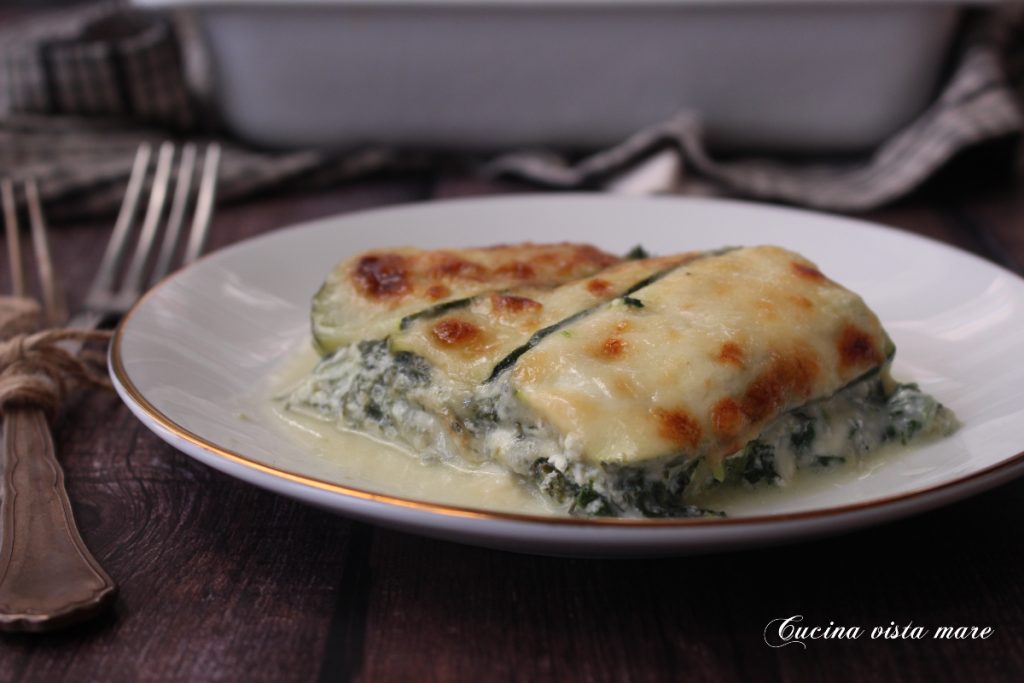 Lasagnes de courgettes Cuisine vue mer