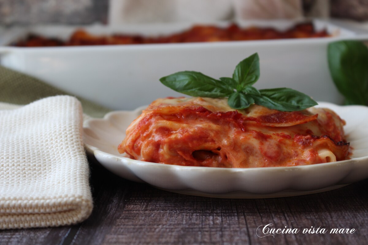 Lasagnes pommes de terre et mozzarella
