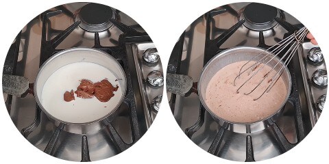 Liqueur à la Nutella, préparation