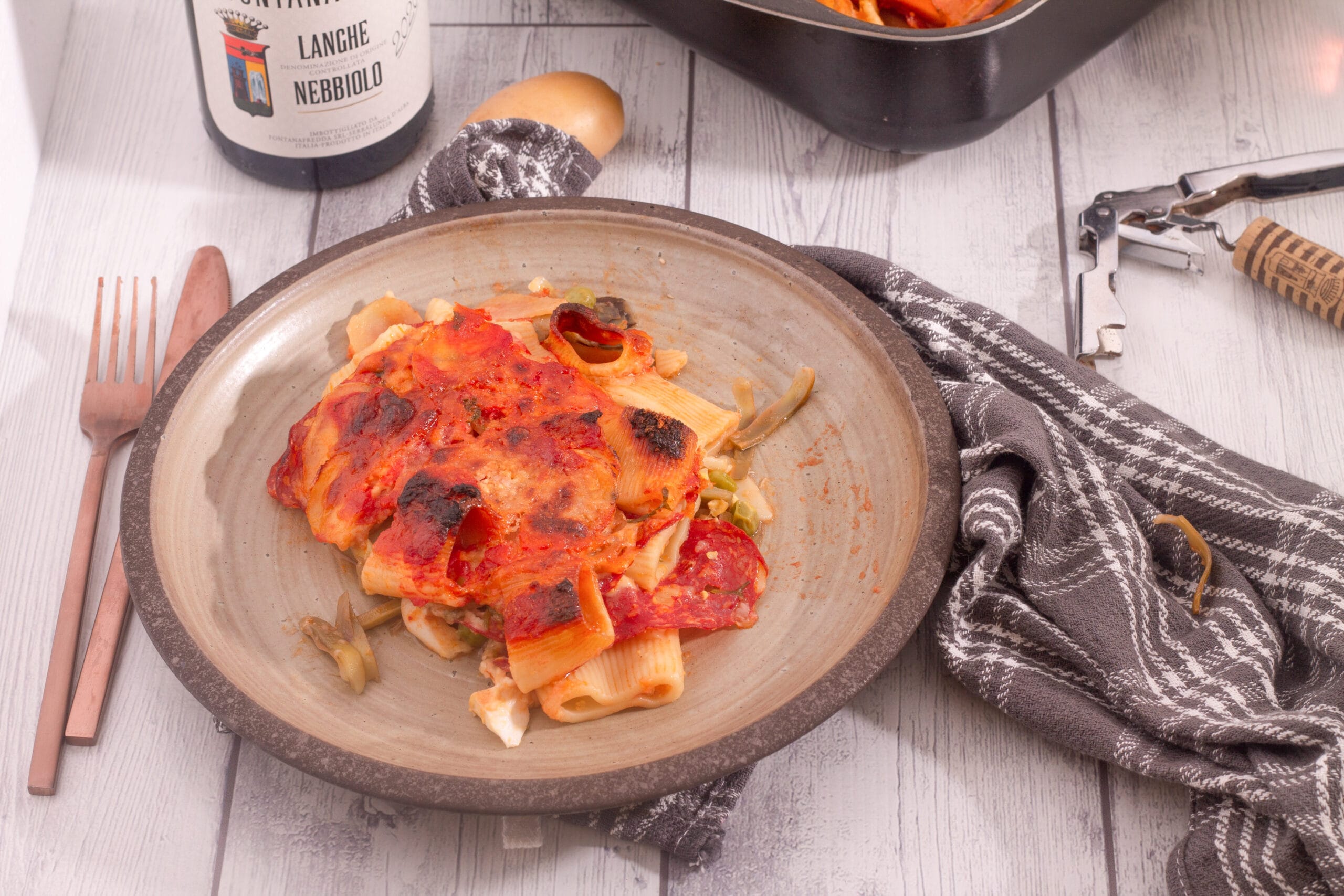 Gratin de pâtes astucieux à base d’artichauts