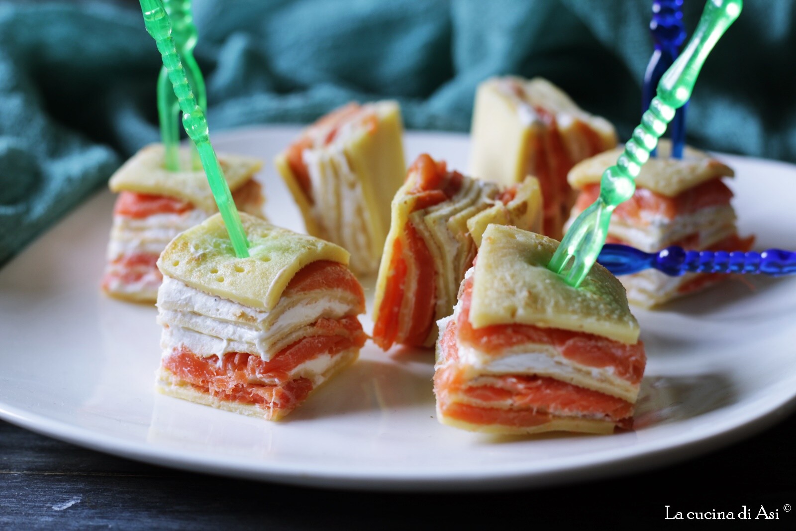 Millefeuille de crêpes pour l’apéritif