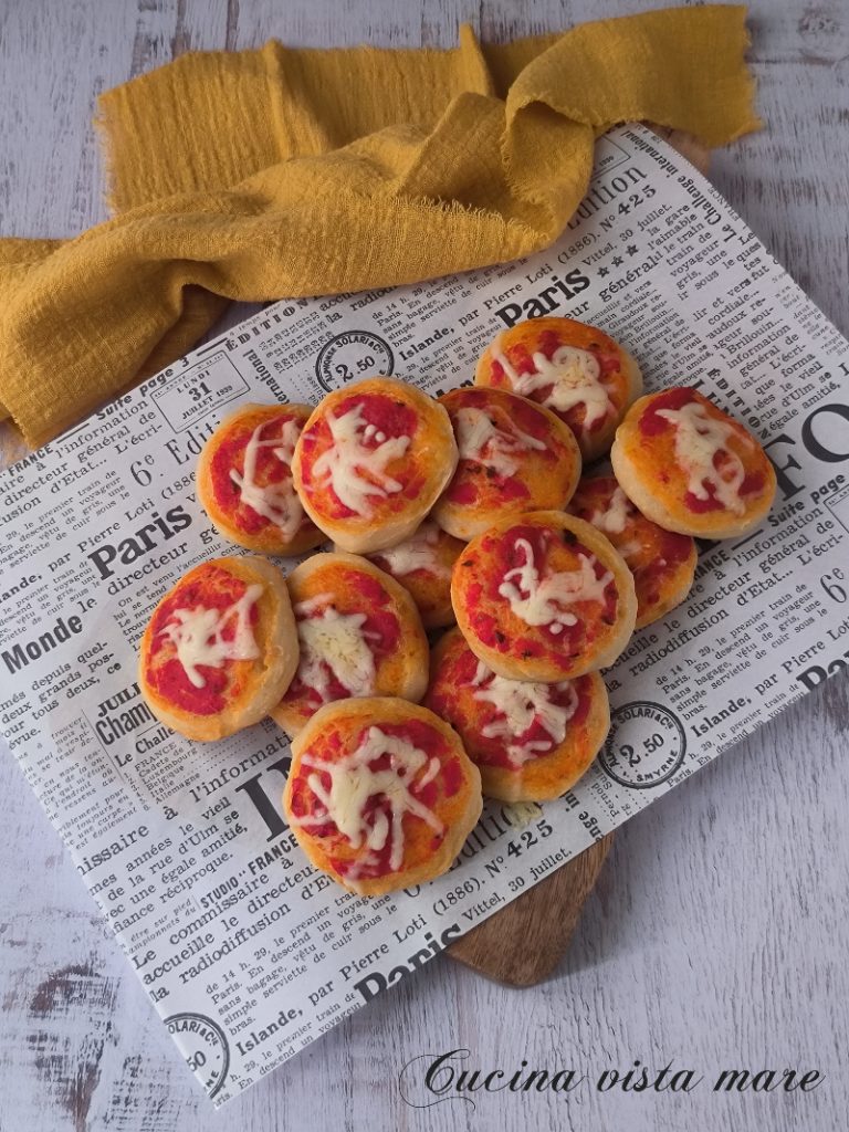 Mini-pizzas de buffet très moelleuses Cuisine vue sur mer