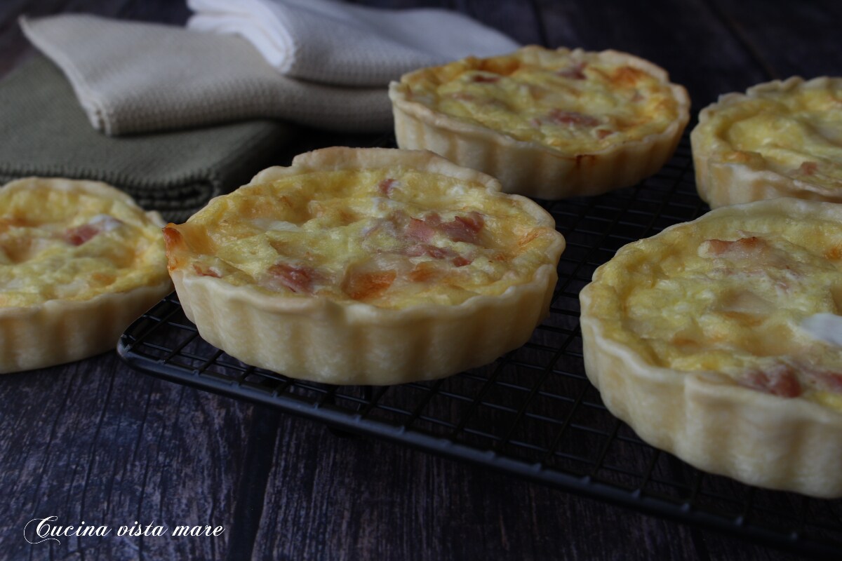 Mini quiches au jambon