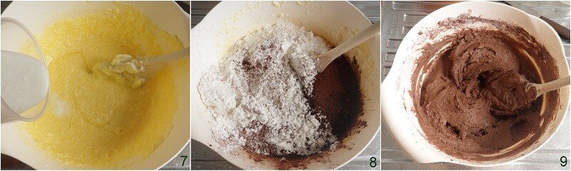 Mississippi mud muffin recette américaine le grain de maïs 3 ajouter ingrédients secs