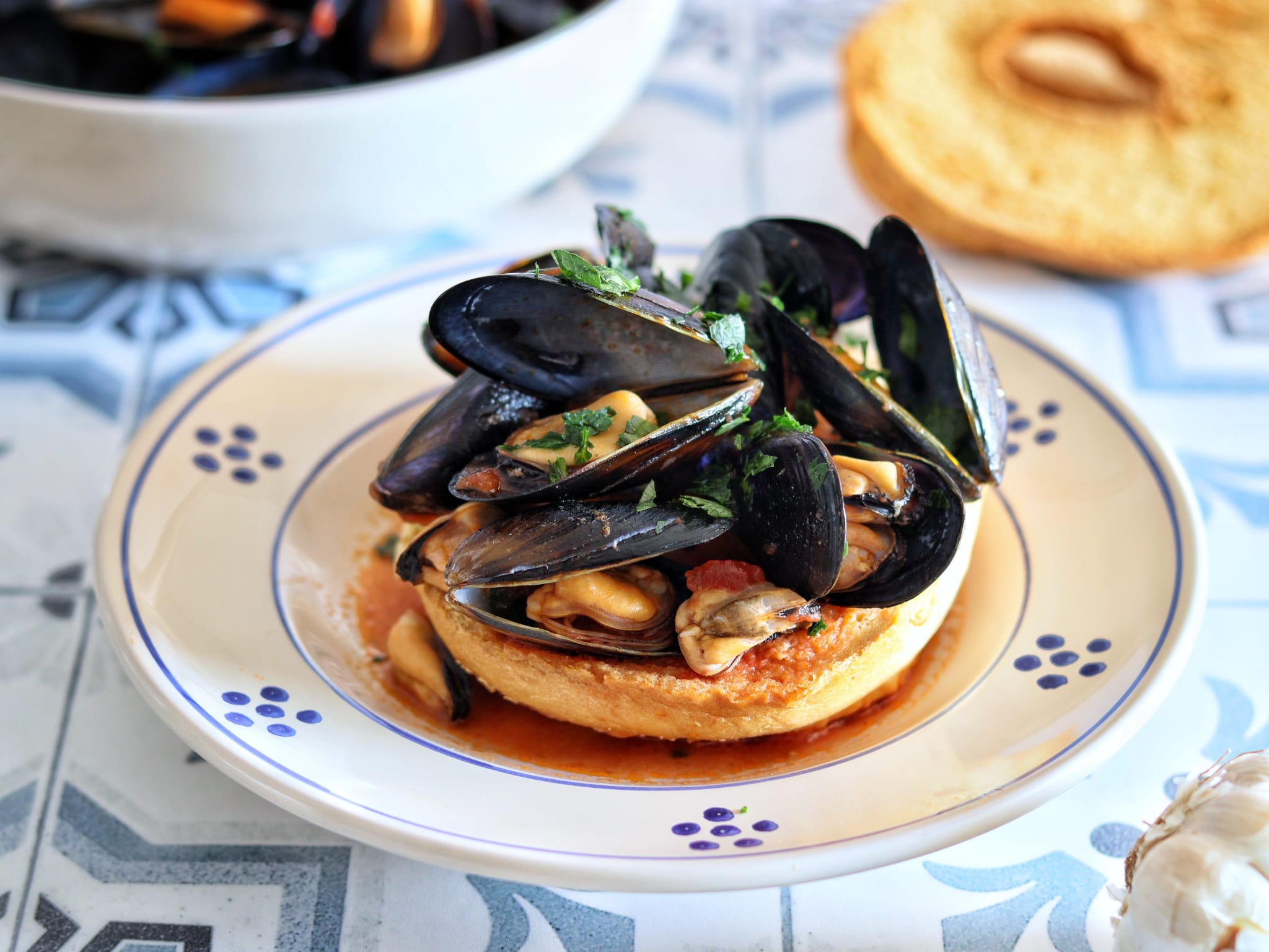Soupe de moules à la tarantine