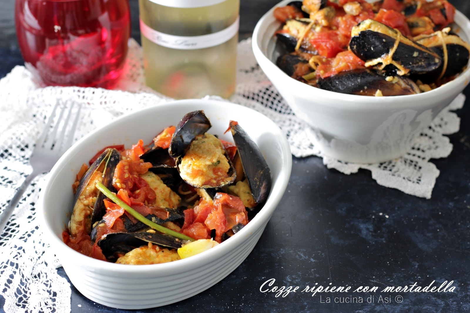 MOULES FARCIES à la viareggina AVEC LA MORTADELLA