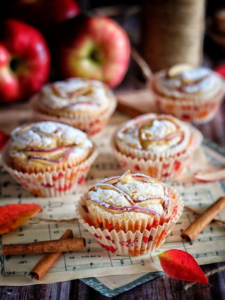Muffins aux pommes