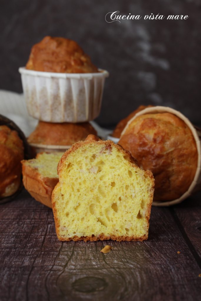 Muffins rustiques au bacon et fromage Cuisine vue mer
