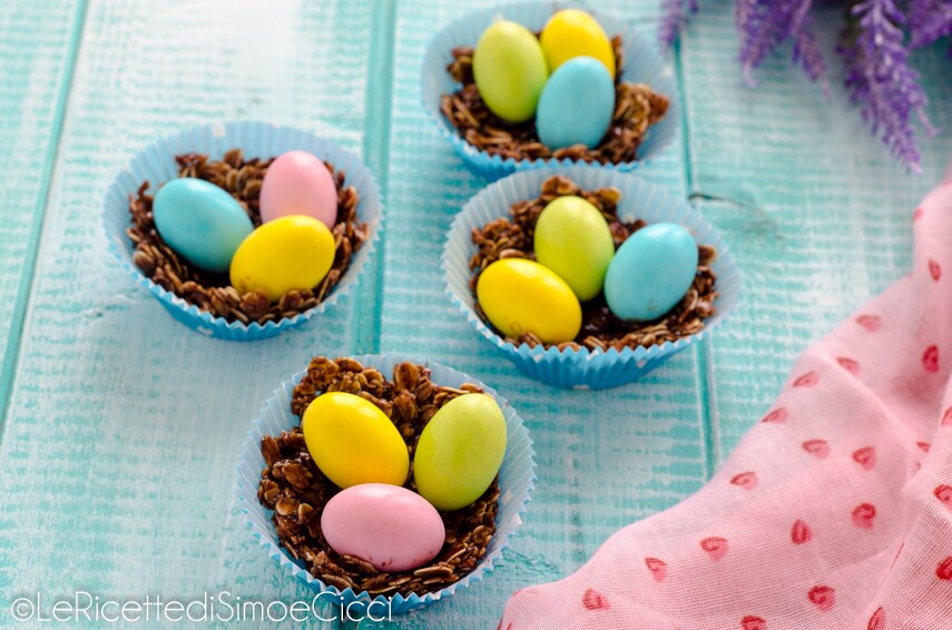 Nids de chocolat et céréales, à réaliser en 5 minutes !