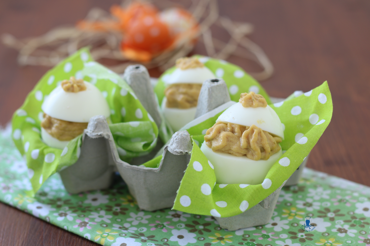 Œufs farcis de Pâques, recette facile et délicieuse