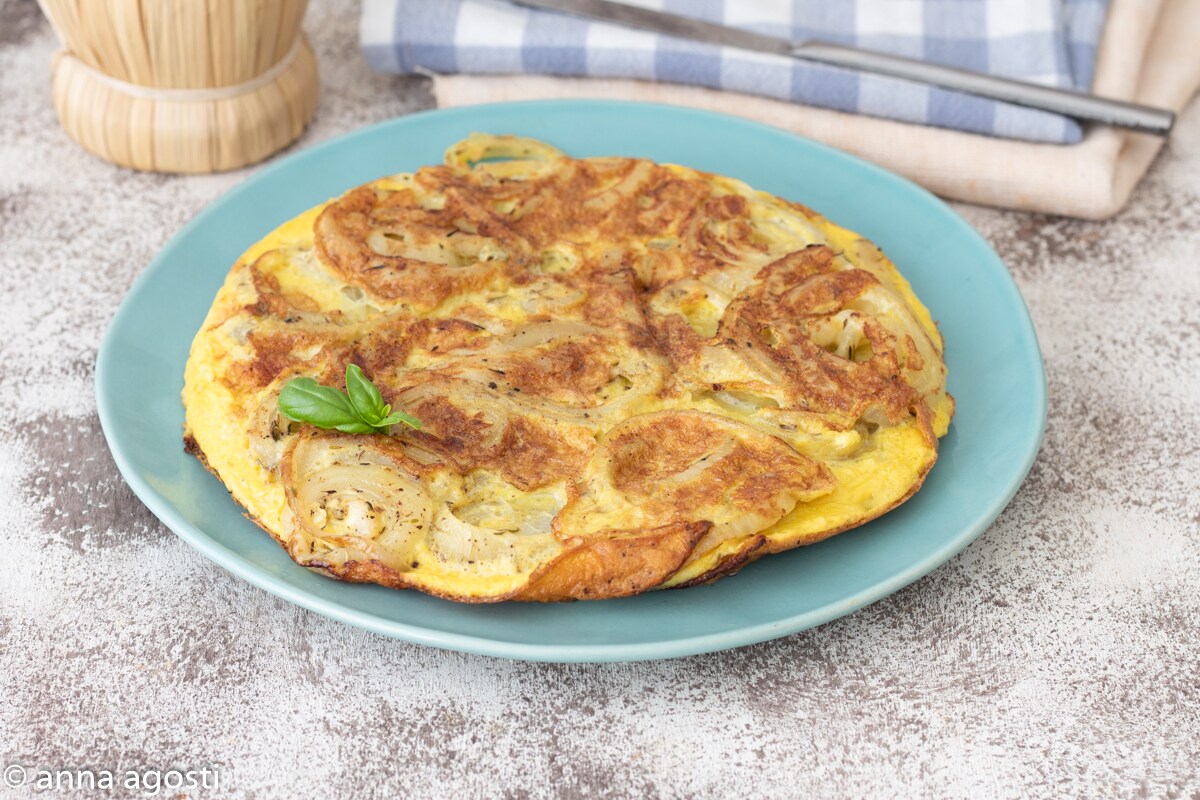Omelette aux oignons