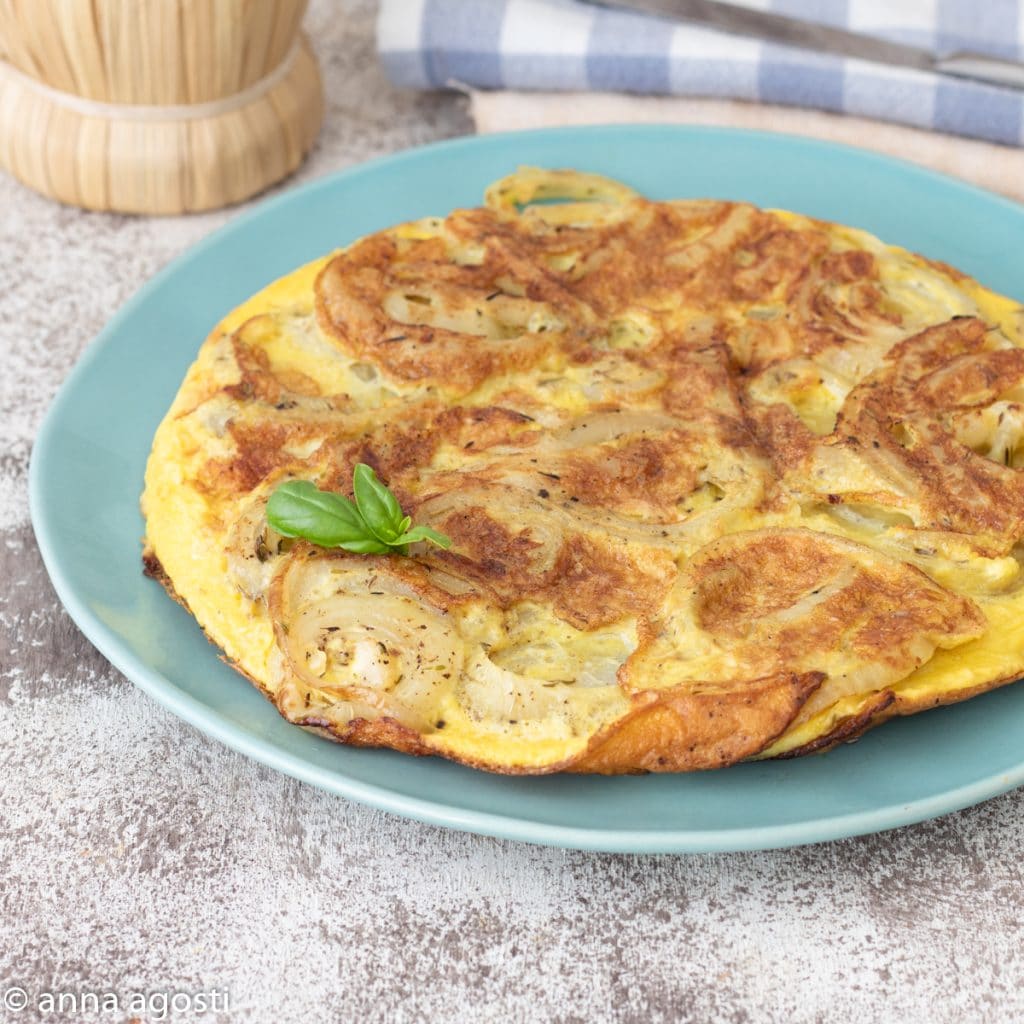 Omelette aux oignons