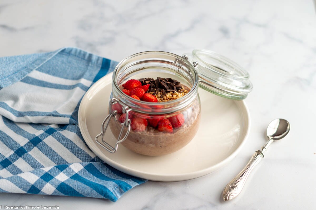 Overnight oatmeal au chocolat