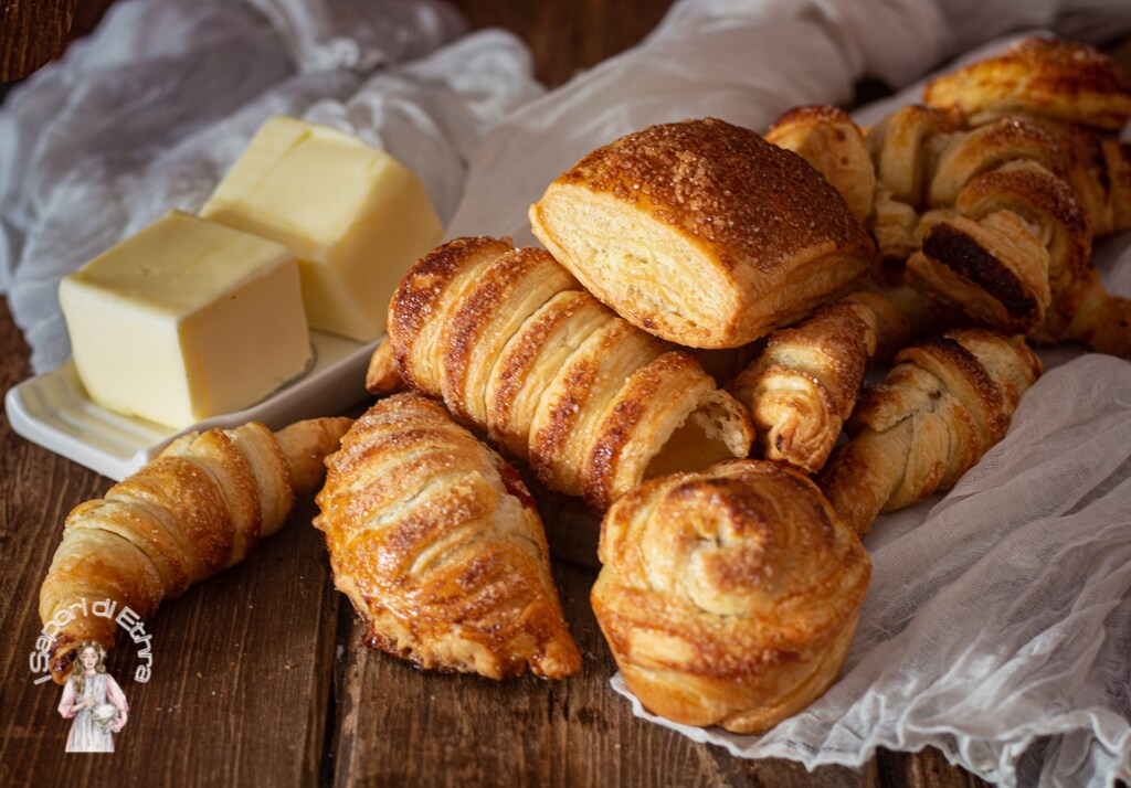 Pâte feuilletée rapide de différentes formes