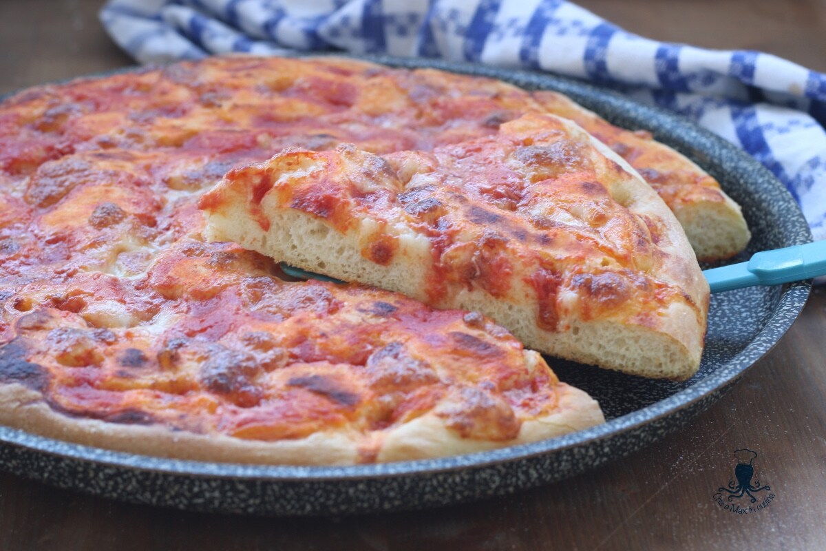 Pizza à la farine de blé dur, recette à longue levée