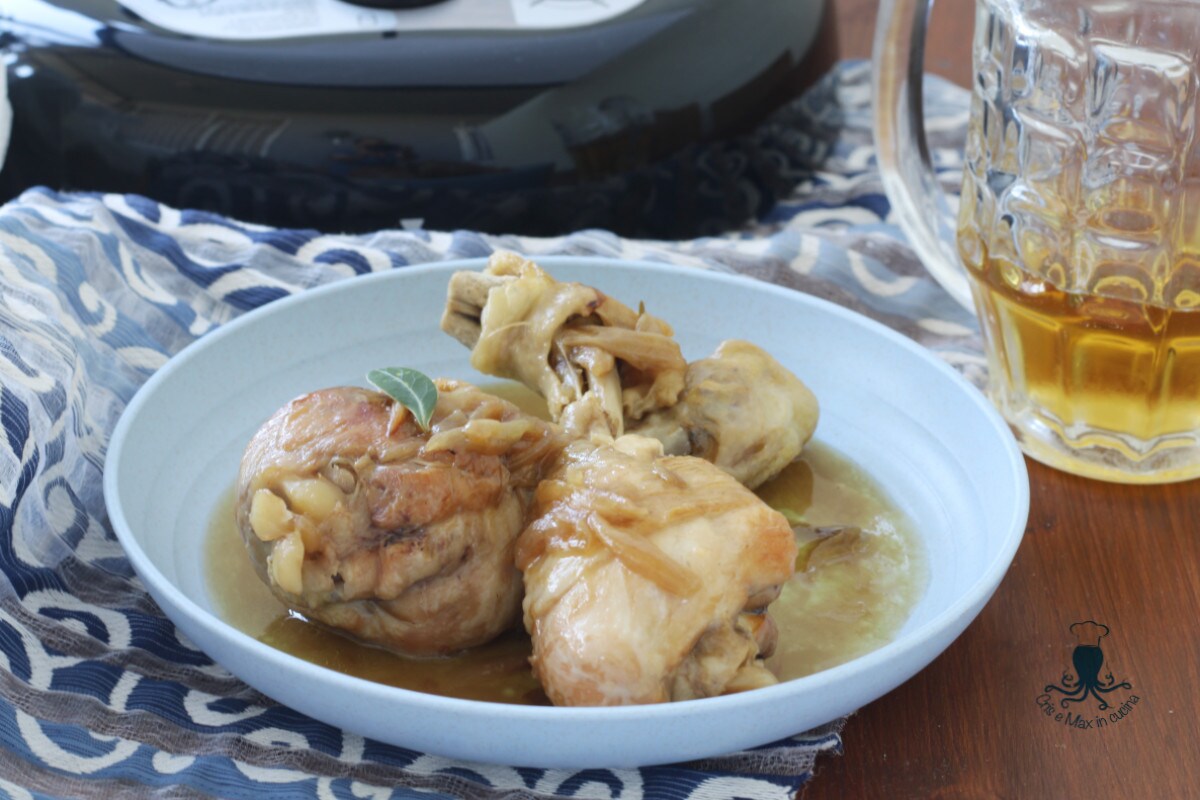 Poulet à la bière au multicooker