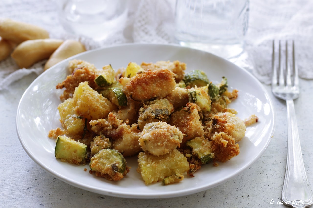 Poulet et légumes sablés
