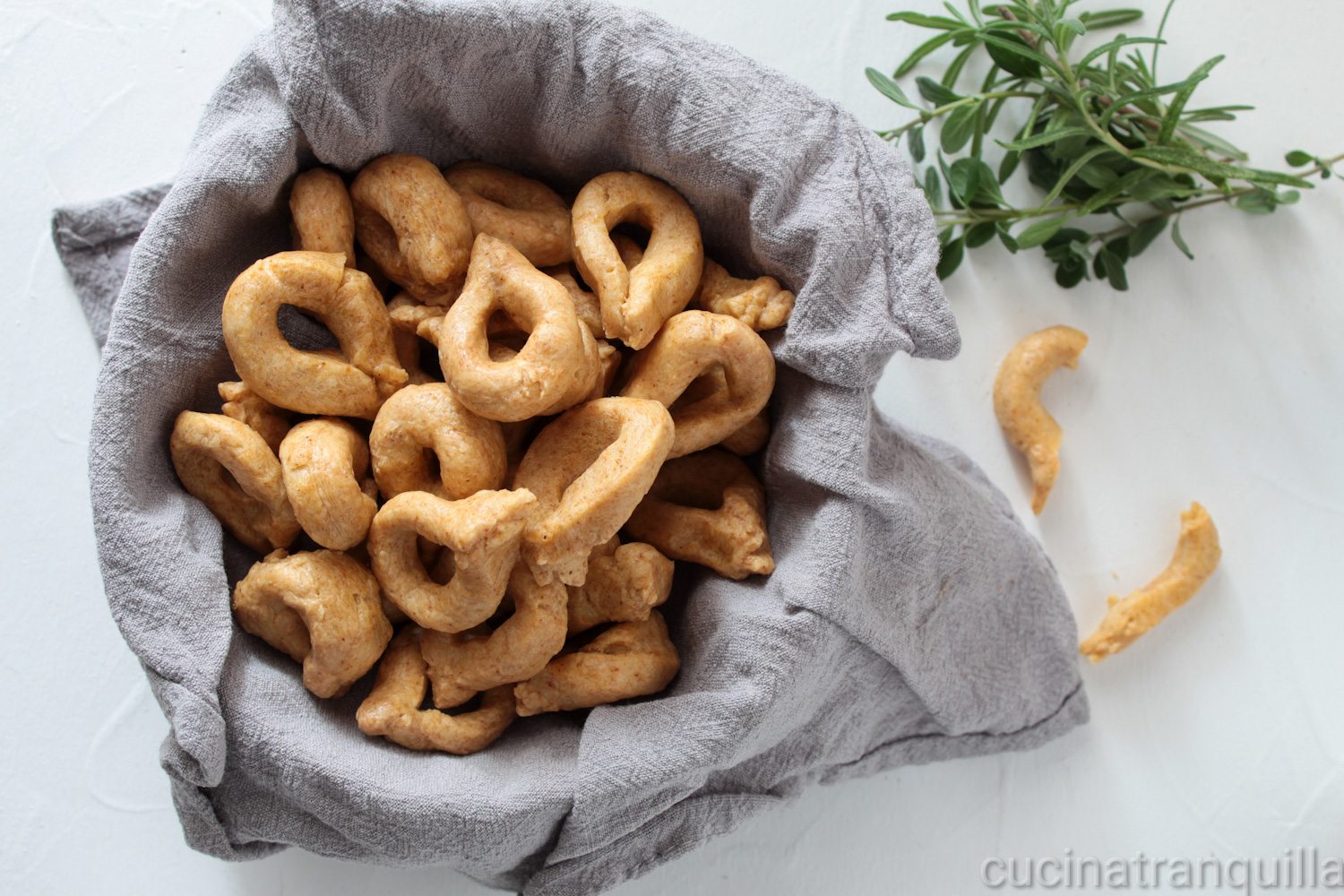 Tarallucci au paprika doux